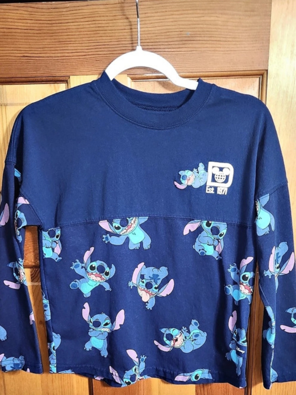 Disney Stitch Long Sleeve Girls Large